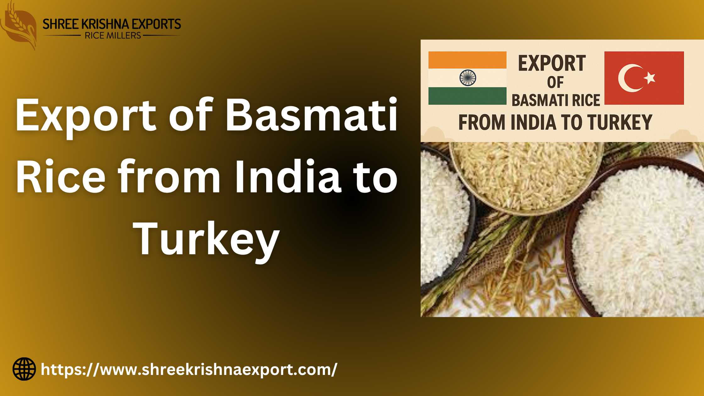 Export of Basmati Rice from India to Turkey