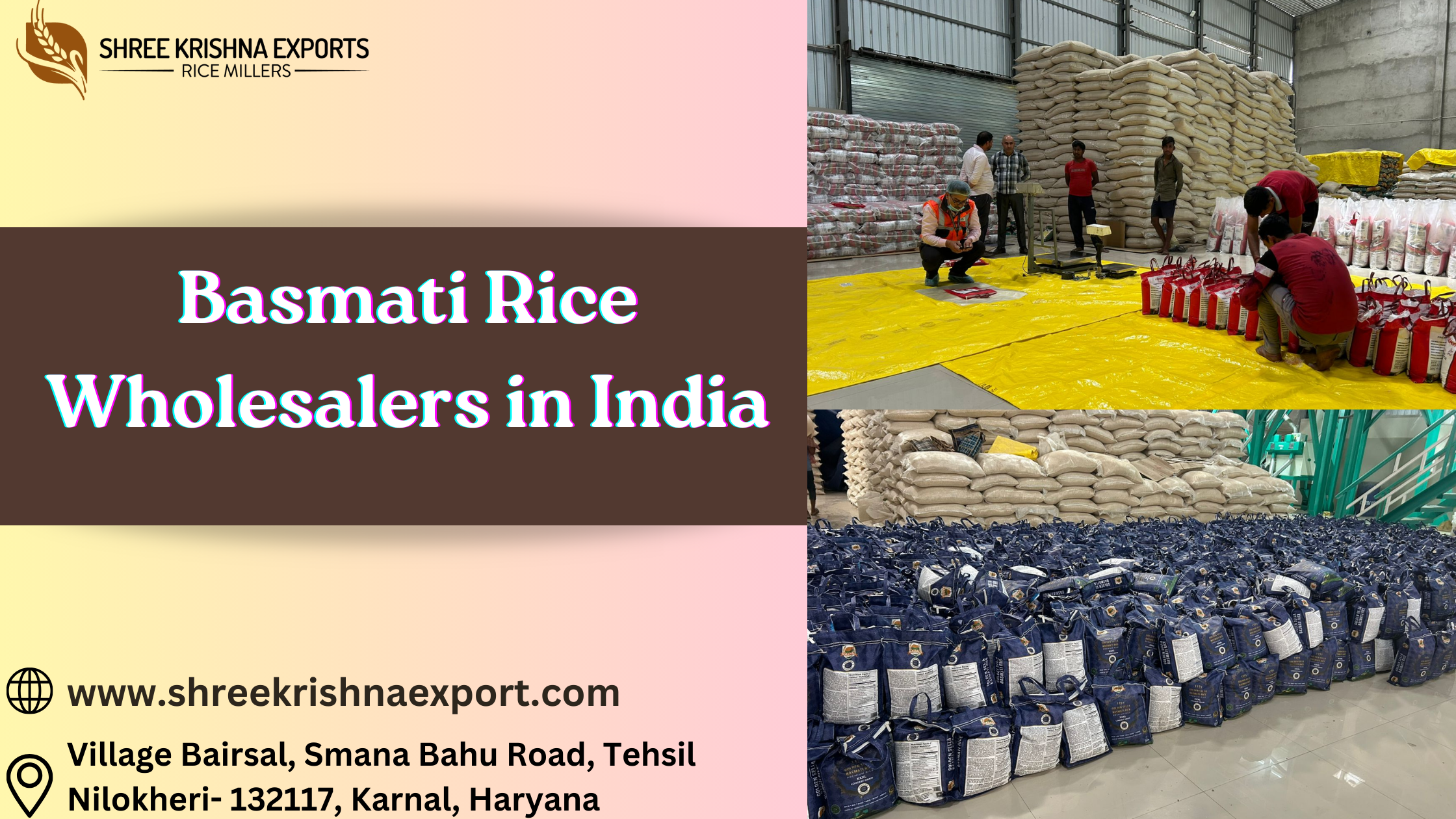 Basmati Rice Wholesalers in India
