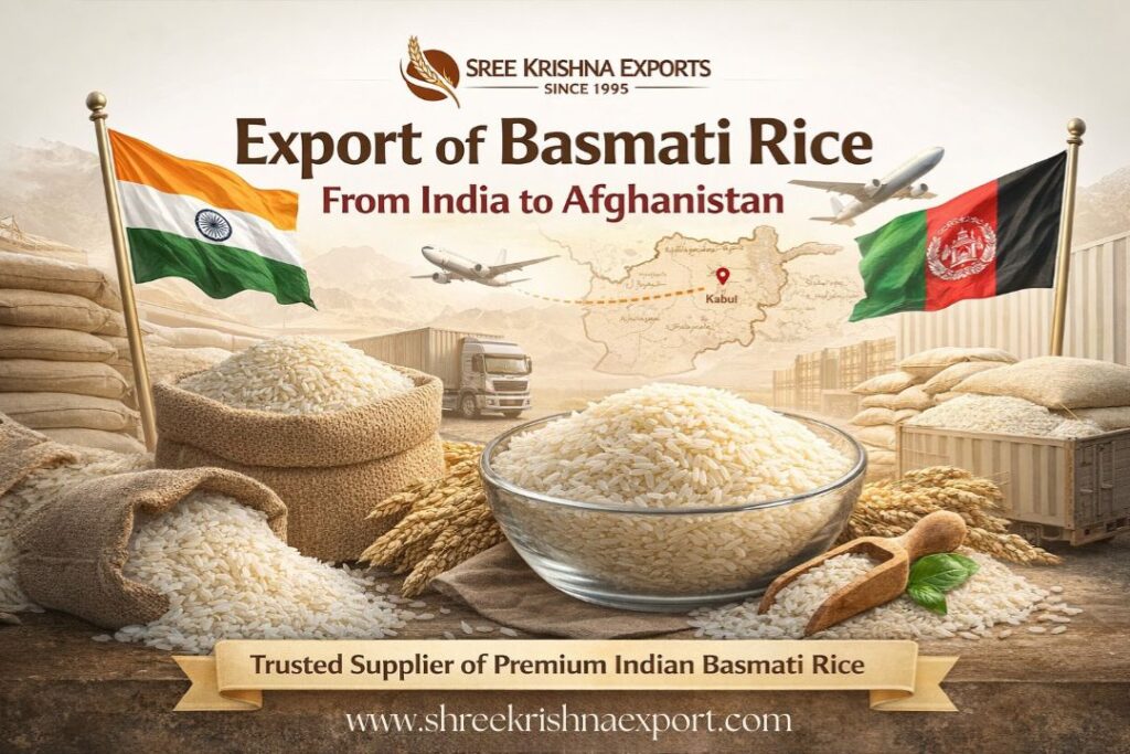 Export of Basmati Rice from India to Afghanistan