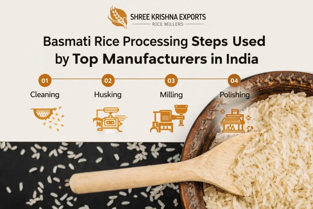 basmati rice processing process