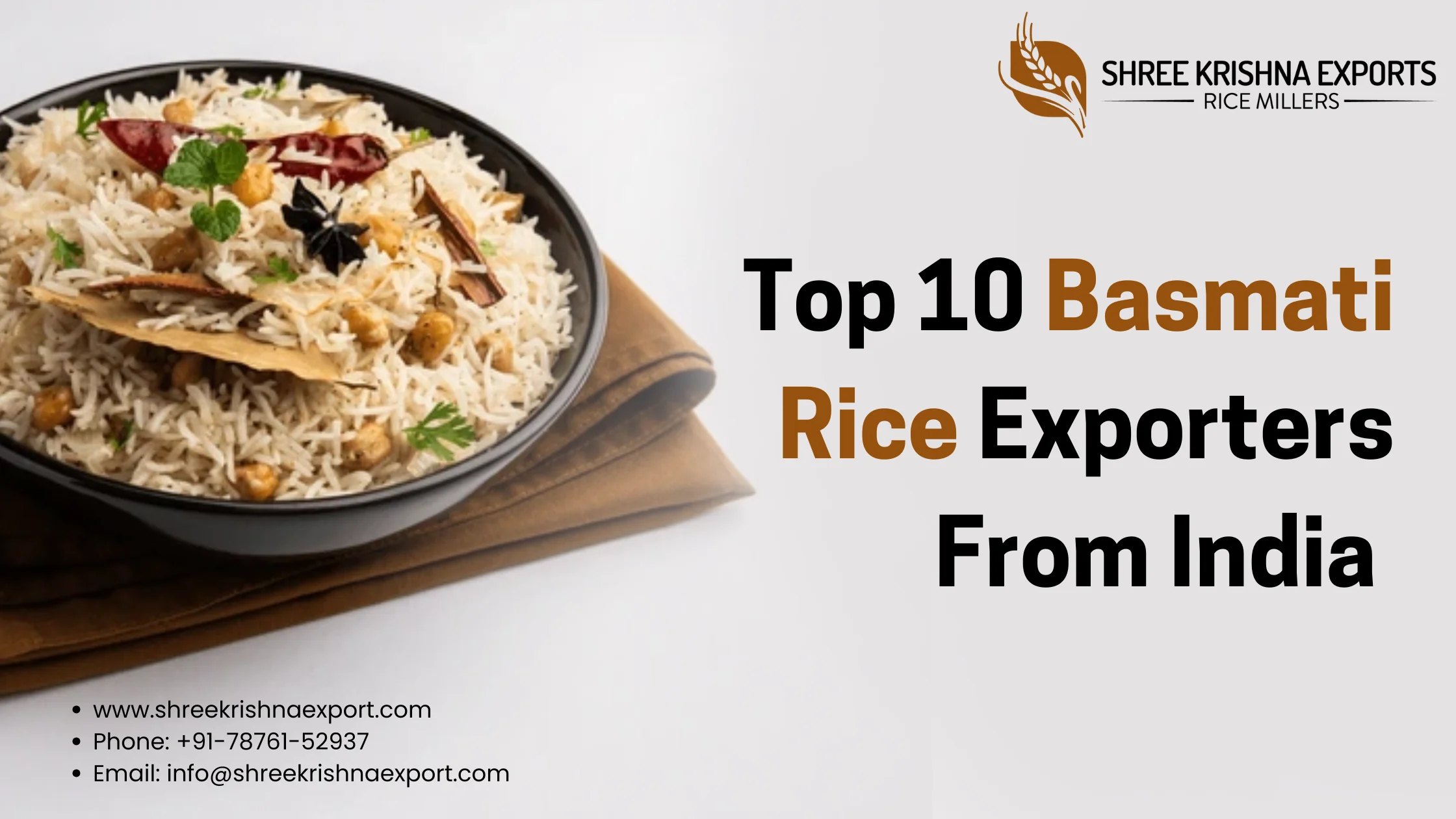 Basmati Rice Exporters From India