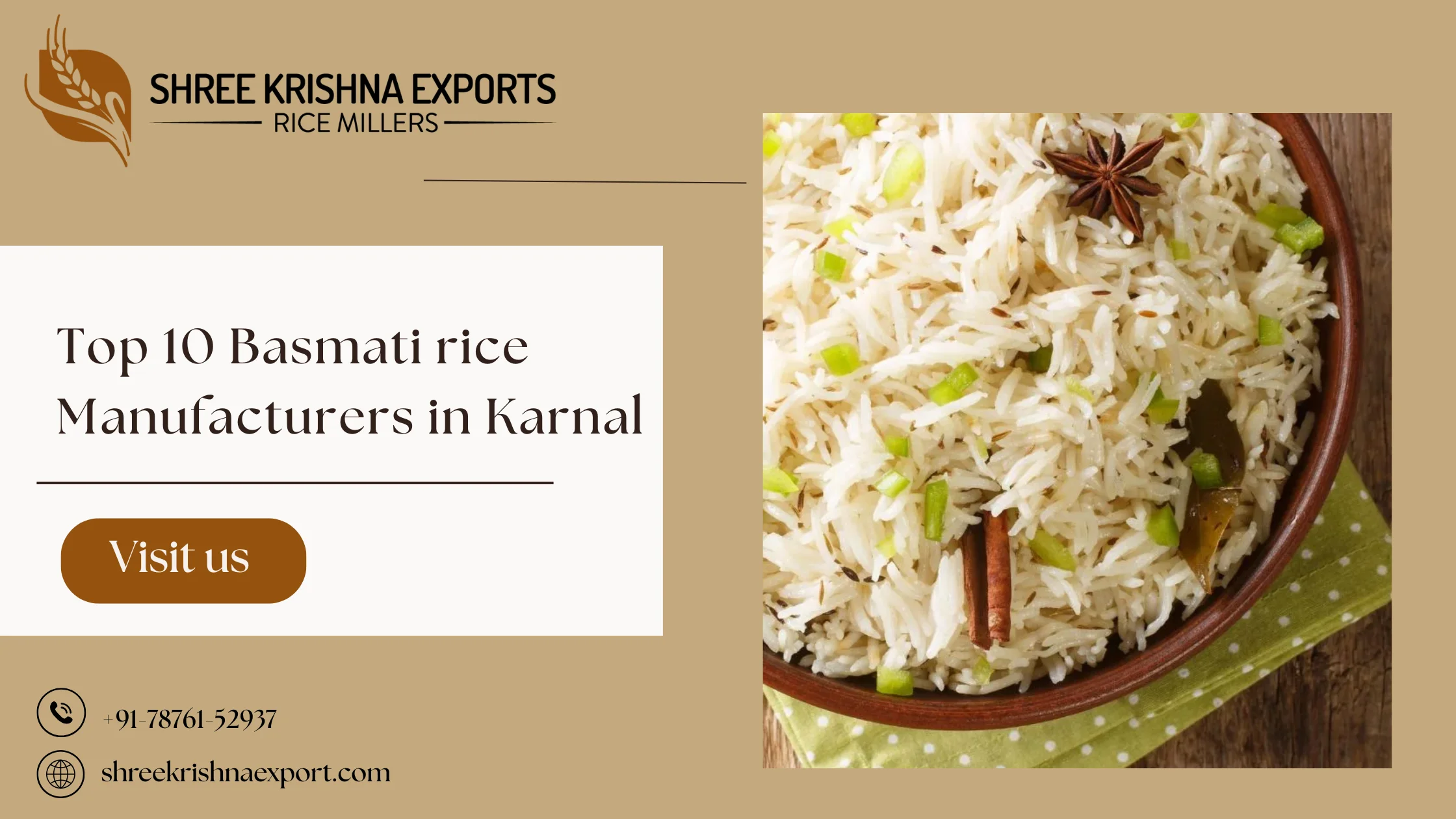 Basmati rice Manufacturers in Karnal