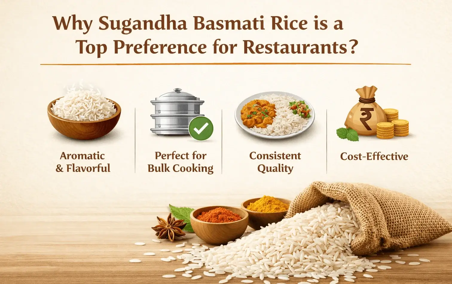 Why Sugandha Basmati Rice is a Top Preference for Restaurants?