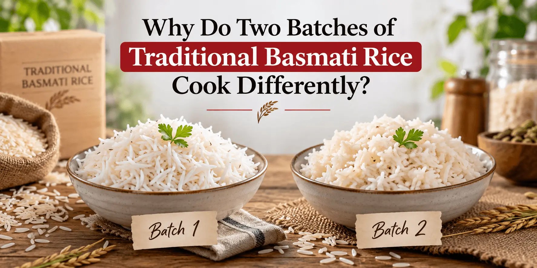 Why Do Two Batches of Traditional Basmati Rice Cook Differently?